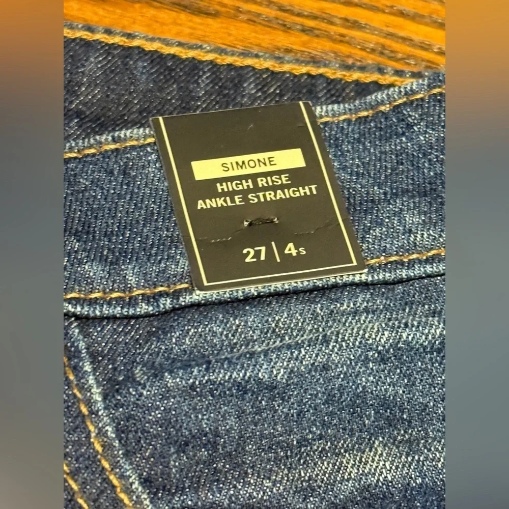 Abercrombie‎ & Fitch Simone High Rise Ankle Straight Women’s 27 4S Blue nwt